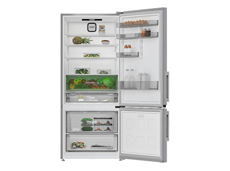 GRUNDIG GPKND 552 I E Enerji Sınıfı 551 L Duo No-Frost Alttan Donduruculu Buzdolabı