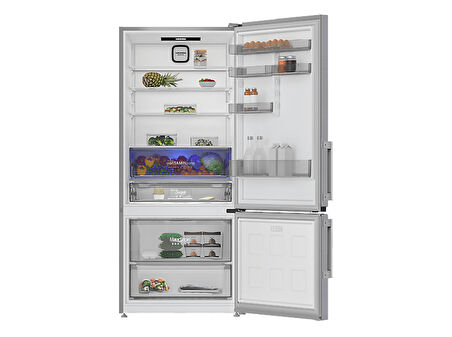 GRUNDIG GPKND 552 I E Enerji Sınıfı 551 L Duo No-Frost Alttan Donduruculu Buzdolabı