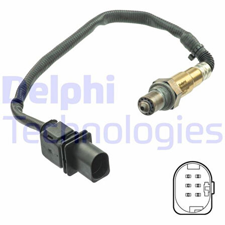 İveco Ticarı Oksıjen Sensoru 2008-208-301-308-3008-5008-Partner-Rifter-Berlingo-Z19dtl Z19dth Astra H Zafıra B Ve - Delphi Es21098-12b1