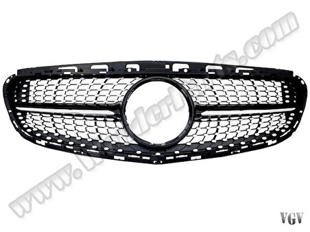 Mercedes Panjur (krom/sıyah, Diamond) E-Class W212 13>15 - Wenderparts Ma2123166