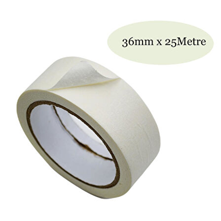 Diamond Maskeleme(Krepe) Bandı 36mmx25m 1 Adet