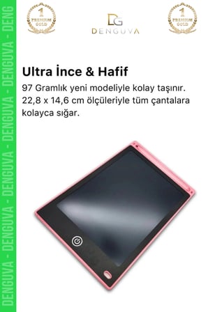 #DijitalÇizimTableti LCD Grafik Çizim Not Yazma Dijital Çocuk Yazı Tahtası Hafif Taşınabilir Model Resim Akıllı Tablet 8,5 Inç