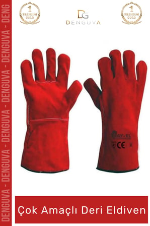 #ÇokAmaçlıDeriEldiven Isıya Dayanıklı Yanmaz Su Geçirmez Lamineli Ergonomik Kaliteli Çok Amaçlı Deri Eldiven