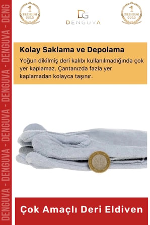 #ÇokAmaçlıDeriEldiven Isıya Dayanıklı Yanmaz Su Geçirmez Lamineli Ergonomik Kaliteli Çok Amaçlı Deri Eldiven