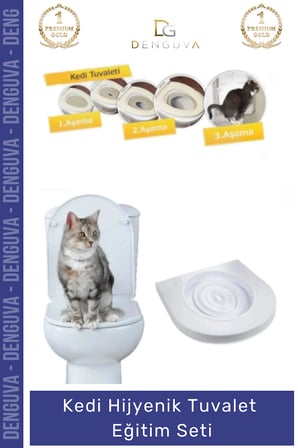 #kediklozeti özel üretim ekonomik  klozet uyumlu catnip katkılı kedi hijyenik tuvalet eğitim seti