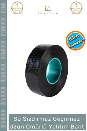 #YalıtımBandı Kendinden Eriyen EPR Bazlı Yüksek Voltaj 19mm 08mm 5 Metre Kauçuk Yalıtım Bandı - 1 - Adet