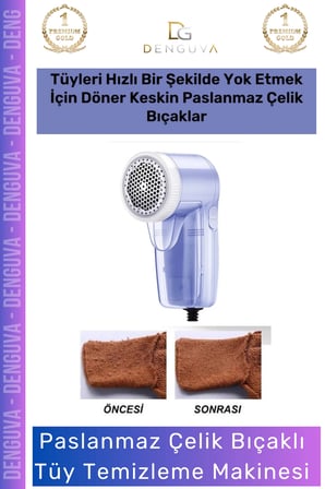 #TüyTemizlemeMakinesi Lüks Pilli Tiftik Kazak Giysi Yünü Toplama Alıcı Toplayıcı Mavi Tüy Temizleme Makinesi