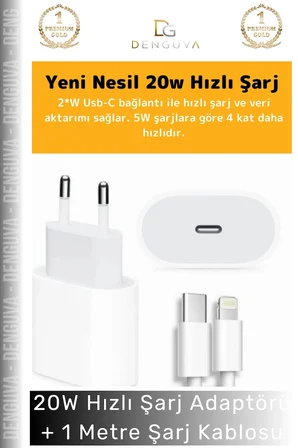 #ŞarjAdaptör 20W Hızlı Şarj Adaptör Seti Lightning Data Type C Kablosu 7 8 X 11 12 13 14 15 Plus Pro