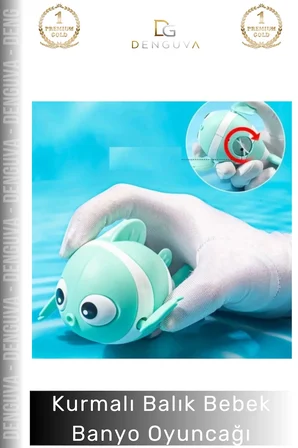 #Oyuncak Kurmalı Balık Bebek Eğitici Hareketli Havuz Deniz Aktivite Seti Çocuk Banyo Su Oyuncağı