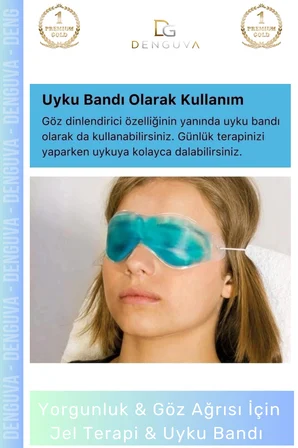 #JelGözBandı Soğuk Sıcak Terapi Maskesi Rahatlatıcı Göz Dinlendirici Hafif Dinlendirme Jel Uyku Bandı