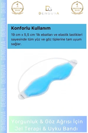 #JelGözBandı Soğuk Sıcak Terapi Maskesi Rahatlatıcı Göz Dinlendirici Hafif Dinlendirme Jel Uyku Bandı