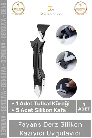 Ürün Fayans Banyo Mutfak Silikon Derz Kazıyıcı Sıyırıcı Uygulayıcı 3 in 1 Aparat