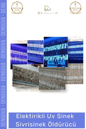 #SinekÖldürücü 37x25cm 6w 2000v Çift Floresan Mor Işık Etkili Kaliteli Askılı Sinek Sivrisinek Öldürücü