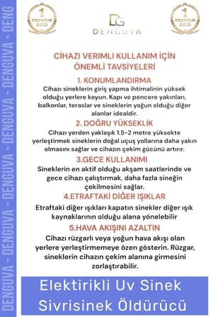 #SinekÖldürücü 37x25cm 6w 2000v Çift Floresan Mor Işık Etkili Kaliteli Askılı Sinek Sivrisinek Öldürücü