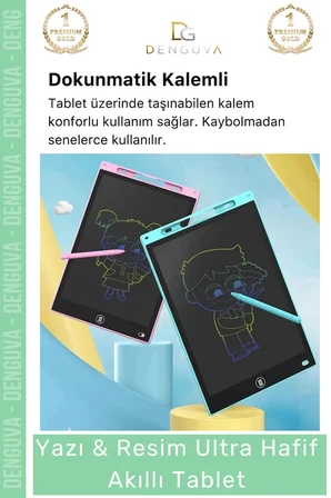 #Akıllı Tablet Dijital LCD Grafik Yazı Tahtası Eğitim Paneli Silinebilir Resim Akıllı Tablet 8,5 Inç