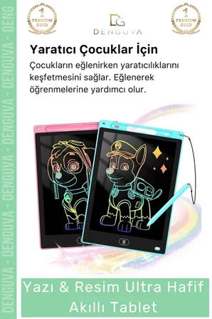 #Akıllı Tablet Dijital LCD Grafik Yazı Tahtası Eğitim Paneli Silinebilir Resim Akıllı Tablet 8,5 Inç