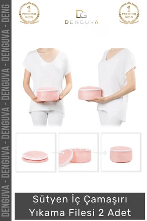 #YıkamaTorbası Sütyen İç Çamaşırı Yıkama Filesi Çamaşır Koruyucu Yıkama Torbası 2'li Paket 20x15cm