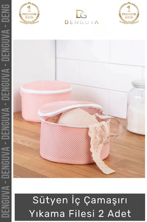 #YıkamaTorbası Sütyen İç Çamaşırı Yıkama Filesi Çamaşır Koruyucu Yıkama Torbası 2'li Paket 20x15cm