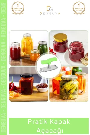 #KapakAçacağı Paslanmaz Çelik Ayarlanabilir Ergonomik Sağlam Mutfak Gereci Piknik Pratik Kapak Açacağı