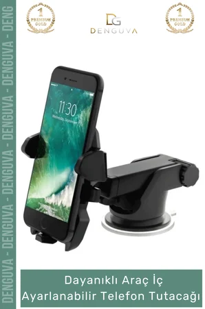 #OtoİçiTutacağı Güçlü Vantuzlu Cam Torpido Uyumlu Silikon Pedli Çizilmez Sağlam Oto Araba Içi Telefon Tutacağı