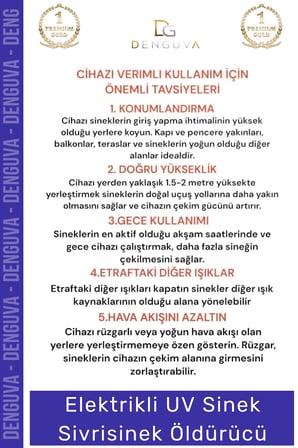 #Sineköldürücü Mor İşıklı Çift Floresan 2000V Güçlü Etkili Mor İşık Askılı Sinek Sivrisinek Öldürücü