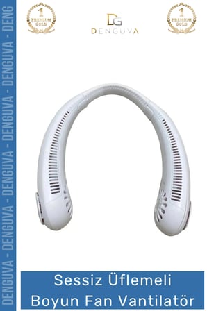 #Vantilatör Sessiz Güçlü Portatif Şarjlı Mini USB Giyilebilir Modeli Üflemeli Boyun Fan Vantilatör