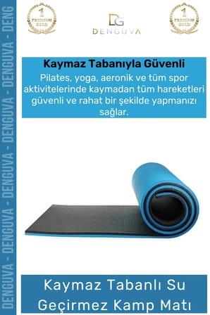 #MeditasyonMatı Taşıma Askılı Dayanıklı Uzun Ömürlü Konfor Serisi Meditasyon Minderi 16 mm Mat