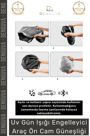 #OtoGüneşlik Katlanabilir Isı Yalıtımlı Ön Cam Araba Güneşliği Pratik Sağlayan Evrensel Uyum Güneşlik