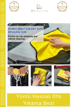 #MikrofiberBez Nano Teknoloji Yünlü Araba Temizlik Çizmez Yüzey Mikrofiber Hassas Oto Yıkama Bezi