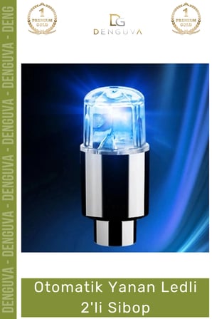 #LedSibop Hareket Sensörlü Ledli Mavi Yeşil Jant Lastik Aydınlatma Işık Bisiklet Araba 2'li Sibop