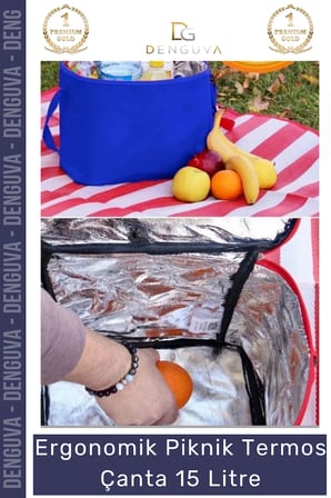 #TermosÇanta Isı Yalıtımlı Su Geçirmez Plaj Kamp Buzluk Tipi Soğutucu Piknik Termos Çanta 15 Litre