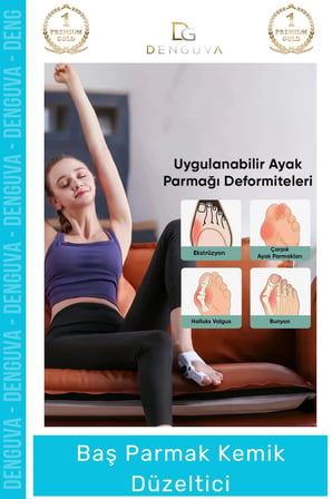 #ParmakDüzeltici Ortopedik Hallux Valgus Gece Gündüz Ateli Ayak Sağlığı Parmak Kemik Düzeltici 1 - Adet