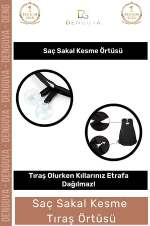 #TıraşÖrtüsü Pratik Vantuzlu Banyo Hijyenik Sakal Şekillendirme Aparatı Sakal Kesme Beyaz Tıraş Örtüsü