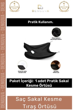 #TıraşÖrtüsü Pratik Vantuzlu Banyo Hijyenik Sakal Şekillendirme Aparatı Sakal Kesme Beyaz Tıraş Örtüsü