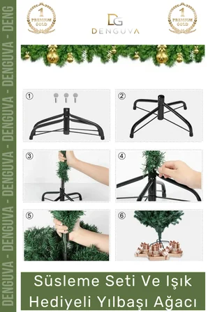 #NoelPaketi Yılbaşı Çam Ağacı Dekoratif Ev Ofis Süsleme Hediye Sık Dallı Noel Paketi 60 Cm 60 Dal