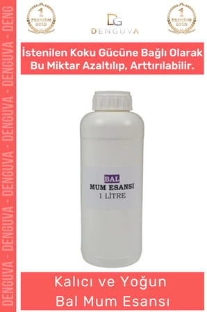 #MumEsansı Kalıcı Yoğun Profesyonel Yağ Bazlı Parafin Mum Yapımı Hammaddesi Bal Mum Esansı 1 LT