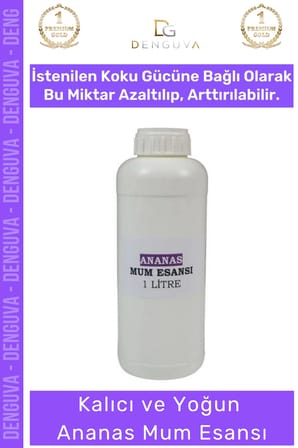 #MumEsansı Kalıcı Yoğun Profesyonel Yağ Bazlı Parafin Mum Yapımı Hammaddesi Bal Mum Esansı 1 LT