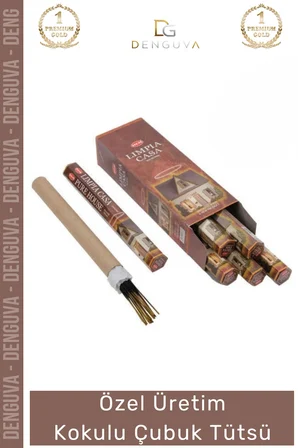 #Tütsü Doğal Bitki Özlü Aromatik Meditasyon Rahatlatıcı Egzotik Kokulu Çubuk Tütsü 6 x 20 Adet