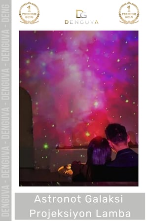 #Projeksiyon Uzay Kumandalı Yıldız Gökyüzü Gece Lambası Modern Astronot Galaksi Projeksiyon Lamba