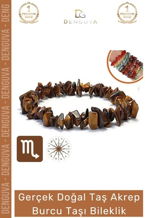 #Bileklik Doğal Taş Şifalı Ayarlanabilir Esnek Su Geçirmez Akrep Burçları Burç Unisex Bileklik