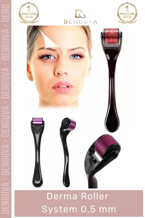 #YenilemeMasaj Titanyum İğne Cilt Yenileme Kolajen Onarıcı Bakım Cihazı Derma Roller System 0,5 mm