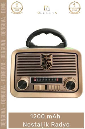 #Radyo Bluetooth USB FM MP3 AUX TF Kart Fişli Pilli Yüksek Ses Sd Dekoratif Nostaljik Radyo