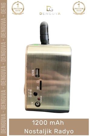 #Radyo Bluetooth USB FM MP3 AUX TF Kart Fişli Pilli Yüksek Ses Sd Dekoratif Nostaljik Radyo