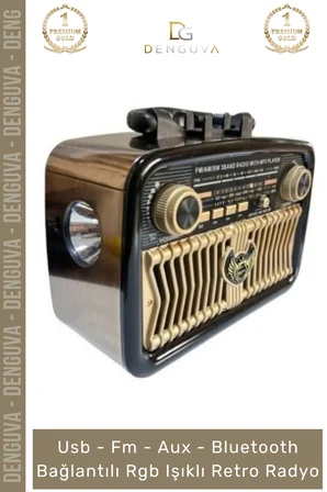 #Radyo Everton RT552 Bluetooth Nostalji Retro USB Güçlü Şarjlı Radyo Mp3 Player Müzik Kutusu