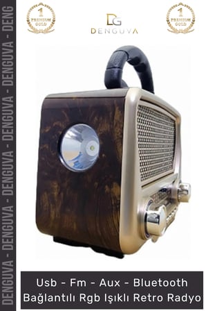 #Radyo RT819 Solar Enerjili Bluetooth Fenerli Nostalji Taşınabilir Ses Sistemi Mp3 Player Müzik
