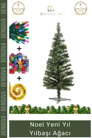 #NoelPaketi Lüks Yılbaşı Çam Ağacı Sık Dallı Kaliteli Ev Ofis Dekorasyon Noel Paketi 110 Cm 110 Dal