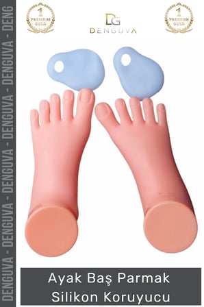 #ParmakKoruyucu Halluks Valgus Bunyon Kemik Düzeltici Makara Medikal Baş Ayak Parmak Silikon Koruyucu