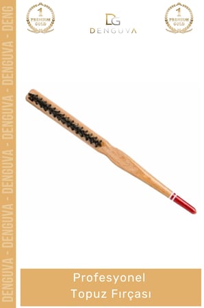 #TopuzFırçası Liva Professional Comb Ergonomik Ahşap Gövde Isıya Dayanıklı Profesyonel Topuz Fırçası