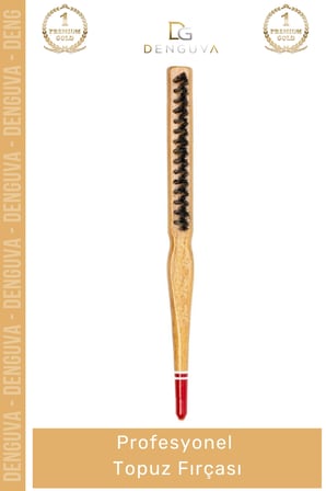 #TopuzFırçası Liva Professional Comb Ergonomik Ahşap Gövde Isıya Dayanıklı Profesyonel Topuz Fırçası