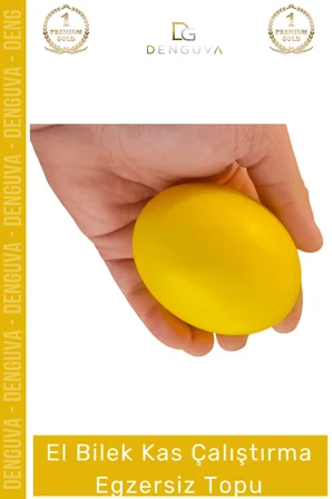 #EgzersizTopu El Bilek Rehabilitasyon Parmak Elips Güçlendirici Antrenman Kas Çalıştırma Egzersiz Topu